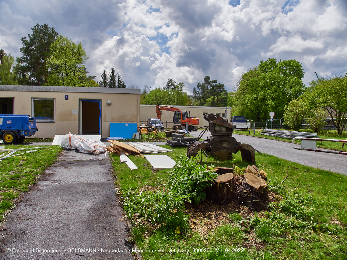 04.05.2022 - Baustelle am Haus für Kinder in Neuperlach